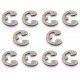 4mm E-Clips - 12Pcs